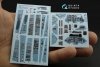 Quinta Studio QD32072 Su-27UB 3D-Printed & coloured Interior on decal paper (for Trumpeter kit) 1/32